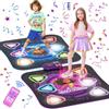 Surelect 2-Giocatori Tappetino da Ballo, Ricaricabile Luminosi Pulsanti Tappetini da Ballo Bambina Giochi Tappeto Musicale da Ballo con Bluetooth, Regali Compleanno Natale Bimbo Bimba 4 5 6 7 8 9 10 11 12 Anni