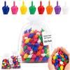 Generic Confezione da 100 mini dita medie, colorate, piccole mani, idea regalo, stampa 3D che capovolge l'uccello, divertente decorazione per la casa, per ufficio, scherzi, bomboniere, calza di Natale