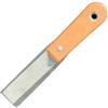 Generic Cazzuola per la pulizia in acciaio inox con manico in legno, spatola in metallo per la pulizia dello stucco (25 mm)