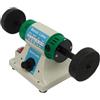 NAnoxugi Lucidatrice per banco a velocità variabile, lucidatrice 320w 800-10000 /mi | con 2 ruote in cotone e 2 mole in fibra, strumento di lucidatura per gioielli, legno, metallo, argento, 220 V