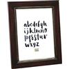 Deknudt Frames S42LF9-20.0X25.0 - Cornice portafoto in Legno, Stile Classico, 20 x 25 cm, Colore: Nero e Marrone