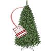 YEAUPE PRO Albero di Natale 150 cm - Abete Folto PVC, Effetto Realistico | Montaggio a 2 sezioni, inodore e anti-caduta, materiale ignifugo, perfetto addobbo natalizio per casa, ufficio e negozio