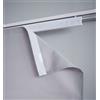 Gardinenbox 20190417S - Set di 2 binari pieghevoli da 60 cm, colore bianco per tende a pannello, asta di contrappeso, rotelle e guide a X per l'uso in qualsiasi sistema a binario esistente, 20190417S