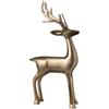Villeroy & Boch - Christmas Chic Statuetta Decorativa Cervo Oro 21x6,5x44 cm, Decorazione Natalizia, Moderna, Elegante Decorazione per Natale, Alluminio