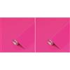 d-c-fix Pellicola Adesiva per mobili tinta unita lucida rosa PVC plastica vinile impermeabile decorativa per cucina, armadio, porta carta rivestimento 45 x 200 cm (Confezione da 2)