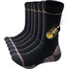 PULIOU Calze di Lana Merino Uomo Donna - 3 Paia Calze Termiche Invernali Super Morbide, Ideali per Sci, Neve e Regalo Elegante