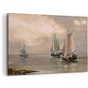 ARTTOR Quadri Moderni su Tela 120x80 cm Stampe da Parete Paesaggi Marino - 3514 | Mare Barca Pescatore Quadro Decorativo XXL 1 pezzo Soggiorno Camera da Letto Arte da Parete Decorazione da Parete ARTTOR