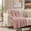 Daunex Prime Plaid Coperta in Microfibra per Letto a Una Piazza. Disponibile in 16 colori