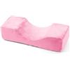 ANNAFRIS Cuscino tipo U Per Ciglia Extension, Memory Foam Cuscino per Ciglia, per saloni di bellezza(rosa)