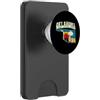 Retro State of Oklahoma Apparel & Gifts Oklahoma Vintage State Rainbow Hippie Retro 70s Visualizza mappa PopSockets PopWallet per MagSafe