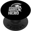 Cool And Funny Designs for Moms And Dads Husband Daddy Protector Hero PopSockets PopGrip Adesivo