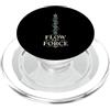Chakra Flow Meditation Maglietta Flow Not Force Chakra Yoga Meditazione PopSockets PopGrip per MagSafe
