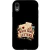 Inkwell Bloom Correspondence Custodia per iPhone XR Scrivi più Lettere Vintage
