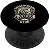 Cool And Funny Designs for Moms And Dads Husband Daddy Protector Hero PopSockets PopGrip Adesivo