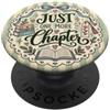 Books Reader Librarian Bookworm Stripes Just One More Capitolo Libro Amante Lettura Carino Arte A Strisce PopSockets PopGrip Adesivo