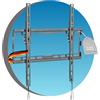 ADVANconnect Support TV Mural, Max. VESA 400x400 mm, Max 45kg, Universel inclinable pour téléviseurs 32-70 Pouces Plats et incurvés, Noir