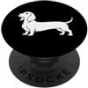 JustForDogLovers Bassotto carino, amante dei cani PopSockets PopGrip Adesivo