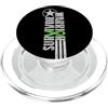 Lymphoma Awareness Products by PIXELCYNI Guerriero Linfoma Non Hodgkin/Sopravvissuto - Stile militare PopSockets PopGrip per MagSafe