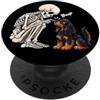 4SkeletonLovers Scheletro divertente Gordon Setter Boop Halloween amante dei cani mamma PopSockets PopGrip Adesivo