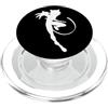 Miraculous Silhouette Cat Noir Artigli Out (bianco) PopSockets PopGrip per MagSafe