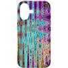 My Rubio Garden Custodia per iPhone 17 Acqua, viola e nero Groovy astratto onde atomiche