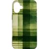 generic Custodia per iPhone 16 Plus Grafica Preppy Cottagecore Plaid Verde