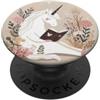 Bookish Grips Unicorn Book Lover Beige Bookish PopSockets PopGrip Adesivo
