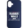 Kamala Harris Tim Walz '24 Support Campa Custodia per iPhone 16 Plus Harris Walz 2024 Rendi l'America gentile di nuovo citazione di Harris Waltz