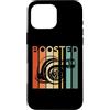 Race Car Guy Tees Custodia per iPhone 16 Pro Max Turbocompressore potenziato da auto Boost Turbo Auto X Retro Race Tuner