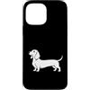 JustForDogLovers Custodia per iPhone 13 Pro Max Bassotto carino, amante dei cani