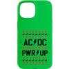 AC/DC Custodia per iPhone 15 Ufficiale AC/DC PWR UP Stitch Pixels Christmas