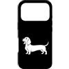 JustForDogLovers Custodia per iPhone 17 Pro Bassotto carino, amante dei cani