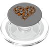 Monarch Butterfly Designs Monarch Farfalla Cuore Monarca Farfalla Caterpillar PopSockets PopGrip per MagSafe