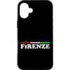Design Ricordi d'Italia Tricolore Custodia per iPhone 16 Plus Souvenir Firenze, Italia, con tricolore e bandiera italiana