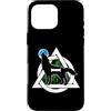 Otherkin Therian Therianthrope Therianth Custodia per iPhone 16 Pro Max Theta Delta Lupo Ululante Peloso Orgoglio Otherkin Therian