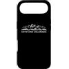 Ski Resort Mountain Keystone Colorado Custodia per iPhone Air Keystone Colorado Ski Resort Montagna Silhouette