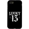 Merch Maniacs Custodia per iPhone SE (2020) / 7/8 Numero 13 FORTUNATO