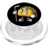Taco Hockey Designs Divertente giocatore di hockey su ghiaccio Taco Cartoon PopSockets PopGrip per MagSafe