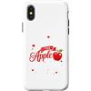 Apple of My Eye Clothing Co. Custodia per iPhone X/XS Fruit Apple Eye Love Romantic Lovely Gift Idea Apple of eye