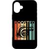 Race Car Guy Tees Custodia per iPhone 16 Plus Turbocompressore potenziato da auto Boost Turbo Auto X Retro Race Tuner