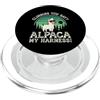 Rock Climber Gifts Women Men Kids Climbi Arrampicata, dici? Alpaca My Harness Funny Rock Climber PopSockets PopGrip per MagSafe