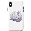 We Love Books & Dragons - Apparel & Gift Custodia per iPhone X/XS Fantasy Book Lover, drago, fata floreale, fiori selvatici