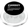 Mechanic Car Lover Carguy Gift For Men A Divertente Carguy Definizione Ricambi Auto Bello Meccanico PopSockets PopGrip per MagSafe