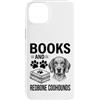 Funny Redbone Coonhound And Book Designs Custodia per iPhone 14 Plus Libri e Redbone Coonhounds Divertente Redbone Coonhound