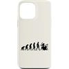 Funny Evolution Humor Designs Custodia per iPhone 13 Pro Max Drummer Evolution Funny Rock Musicista Drumming Design