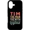 Retro Personalizzato Nome Tim Regalo Custodia per iPhone 17 Tim The Man The Myth The Legend Nome Tim
