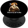 Divine Inspirations and Motivational s C Design vintage con citazione motivazionale di Santa Teresa d'Avila PopSockets PopGrip Adesivo