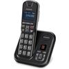 Emporia TH21AB - Telefono Cordless, Segreteria telefonica, Ampio display illuminato, Numeri Grandi, Vivavoce, Compatibile con apparecchi acustici (HAC), Nero (Italia)