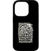 Cool And Funny Designs for Moms And Dads Custodia per iPhone 14 Pro Husband Daddy Protector Hero