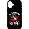 Tattooing Tattooed Tattoo Lover Gifts Custodia per iPhone 16 Let's Make You Bleed Tattoo Artist Tatuaggi Tatuaggi